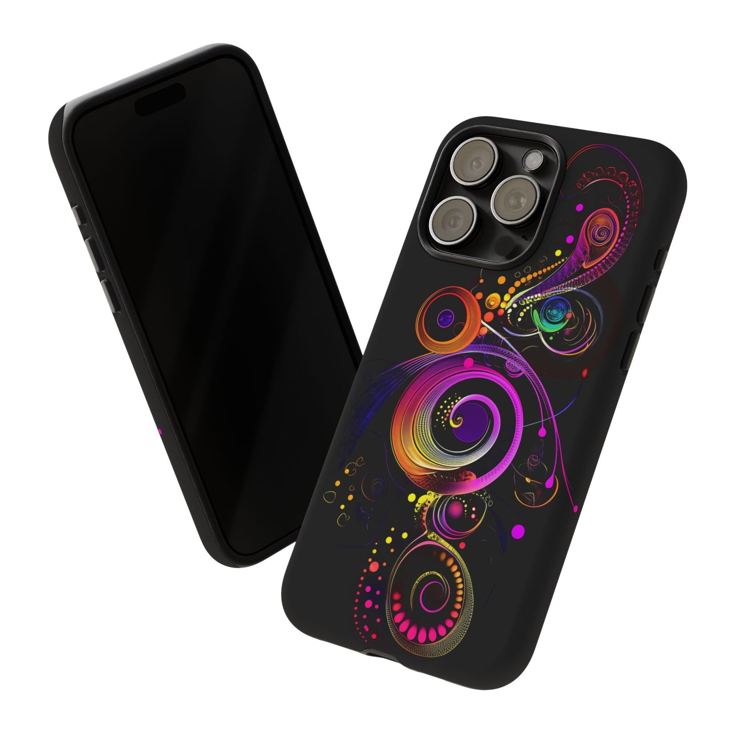 iphone case Cosmic Neon Spiral