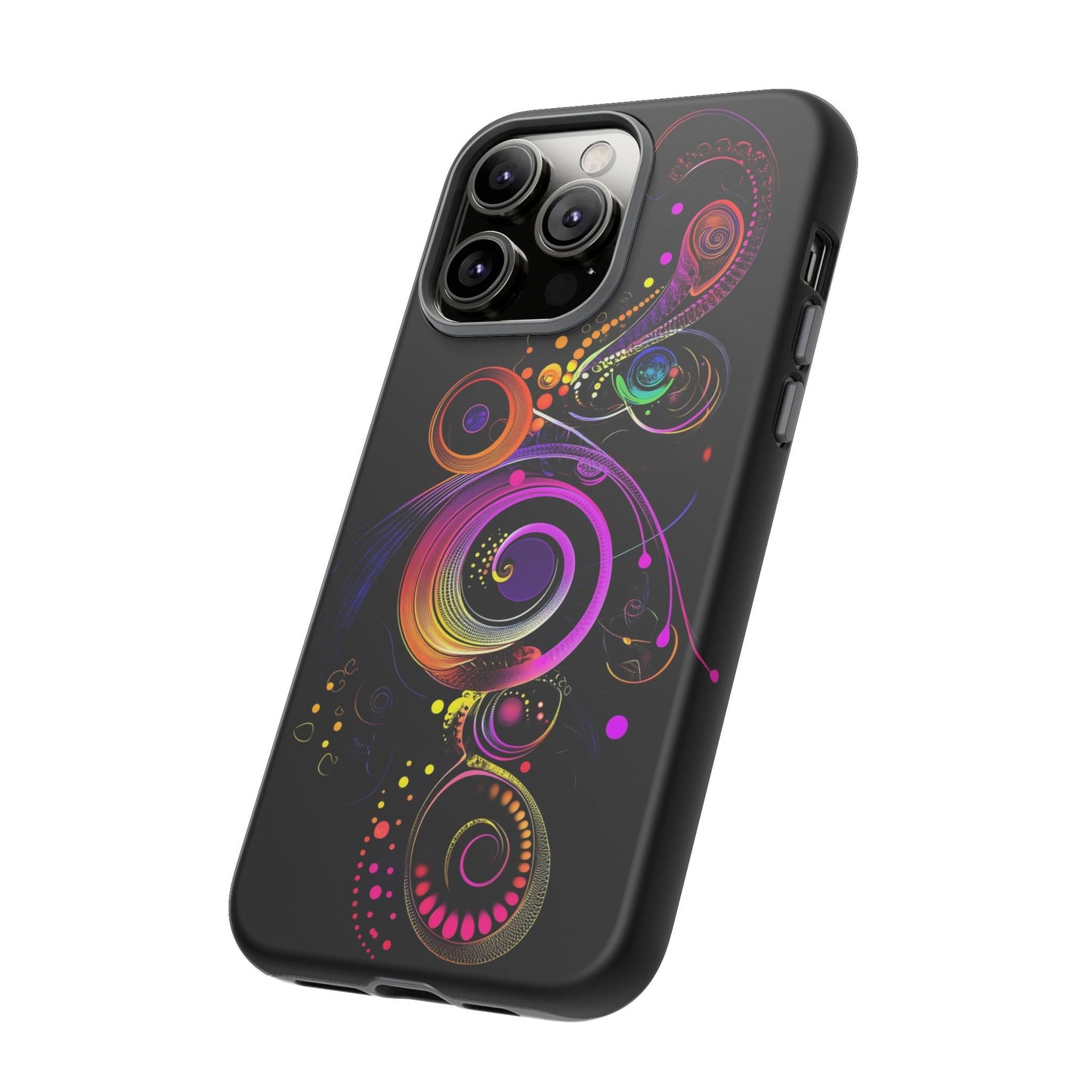 iphone case Cosmic Neon Spiral