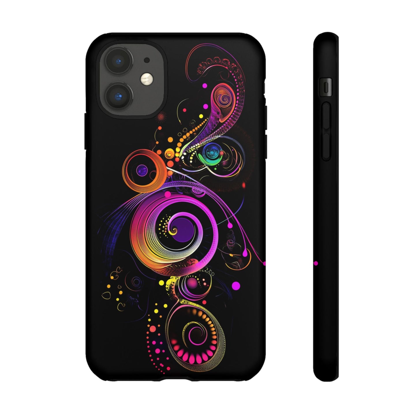 iphone case Cosmic Neon Spiral iPhone 11