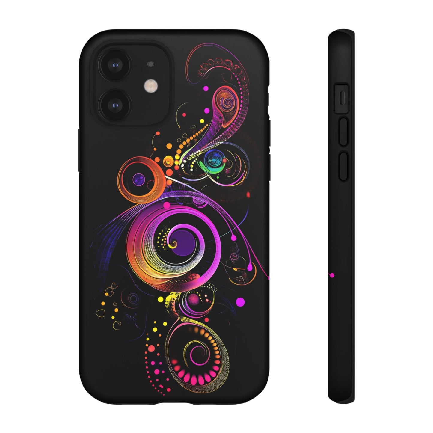 iphone case Cosmic Neon Spiral iPhone 12
