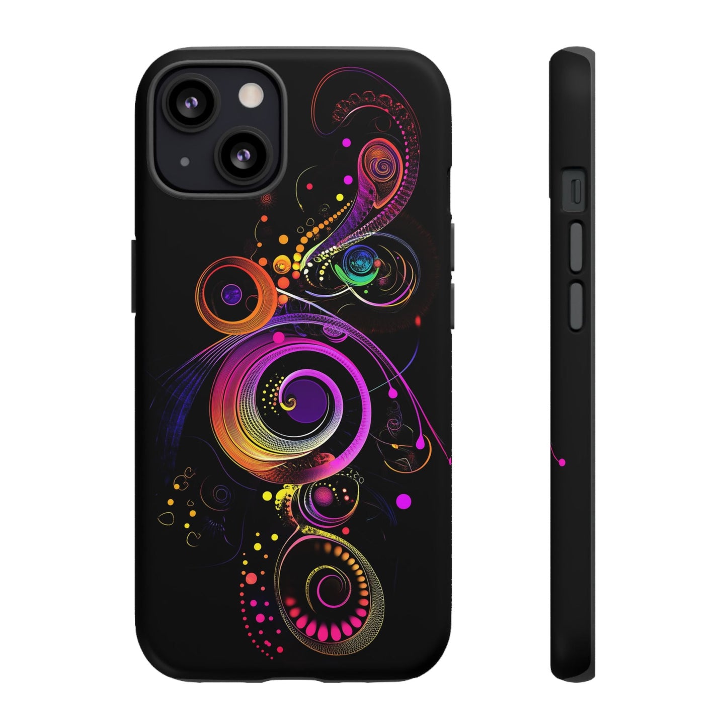 iphone case Cosmic Neon Spiral iPhone 13