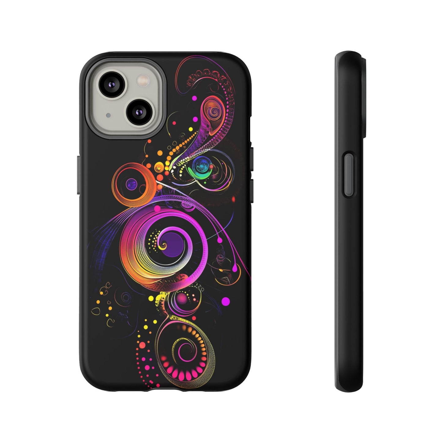 iphone case Cosmic Neon Spiral iPhone 14