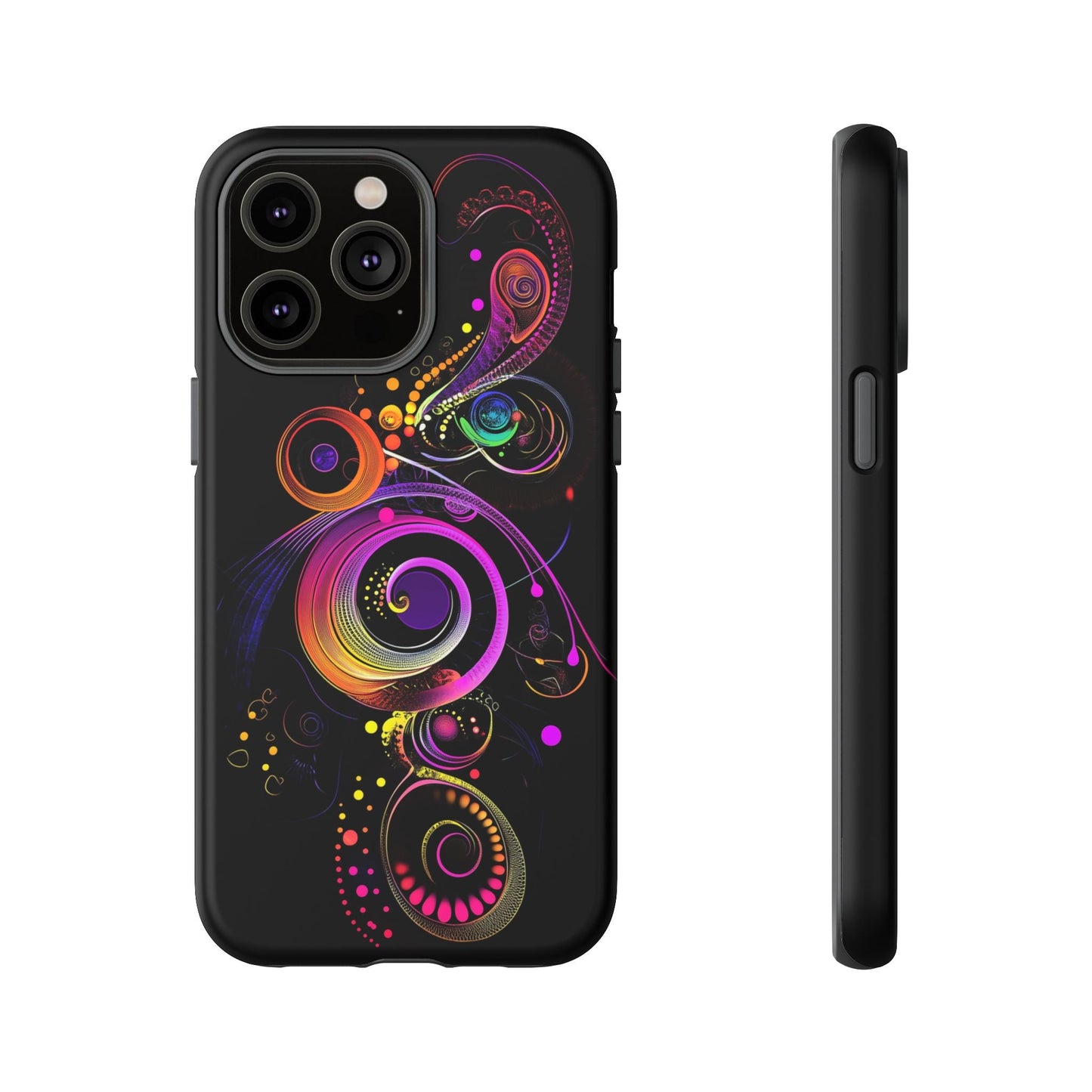iphone case Cosmic Neon Spiral iPhone 14 Pro Max