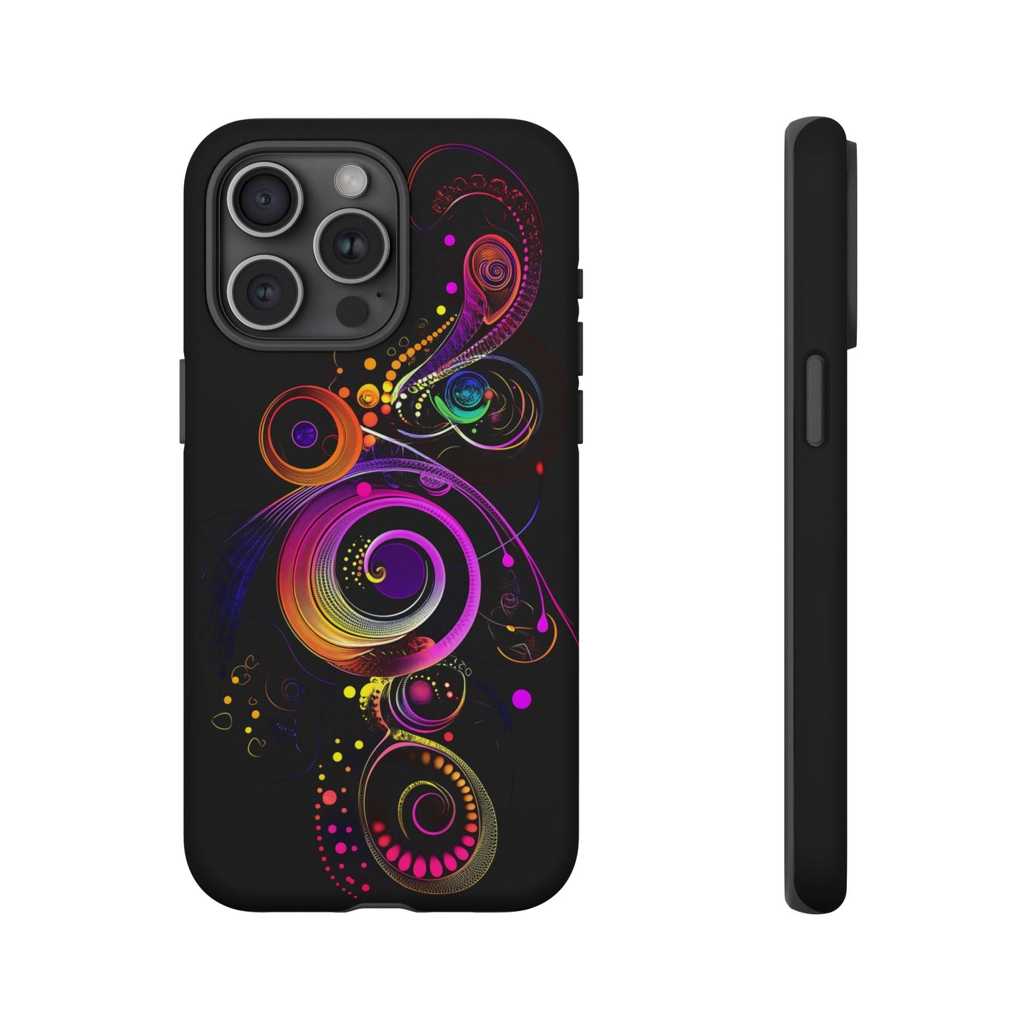 iphone case Cosmic Neon Spiral iPhone 15 Pro Max
