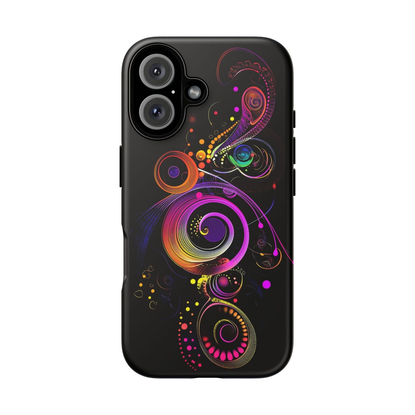 iphone case Cosmic Neon Spiral iPhone 16