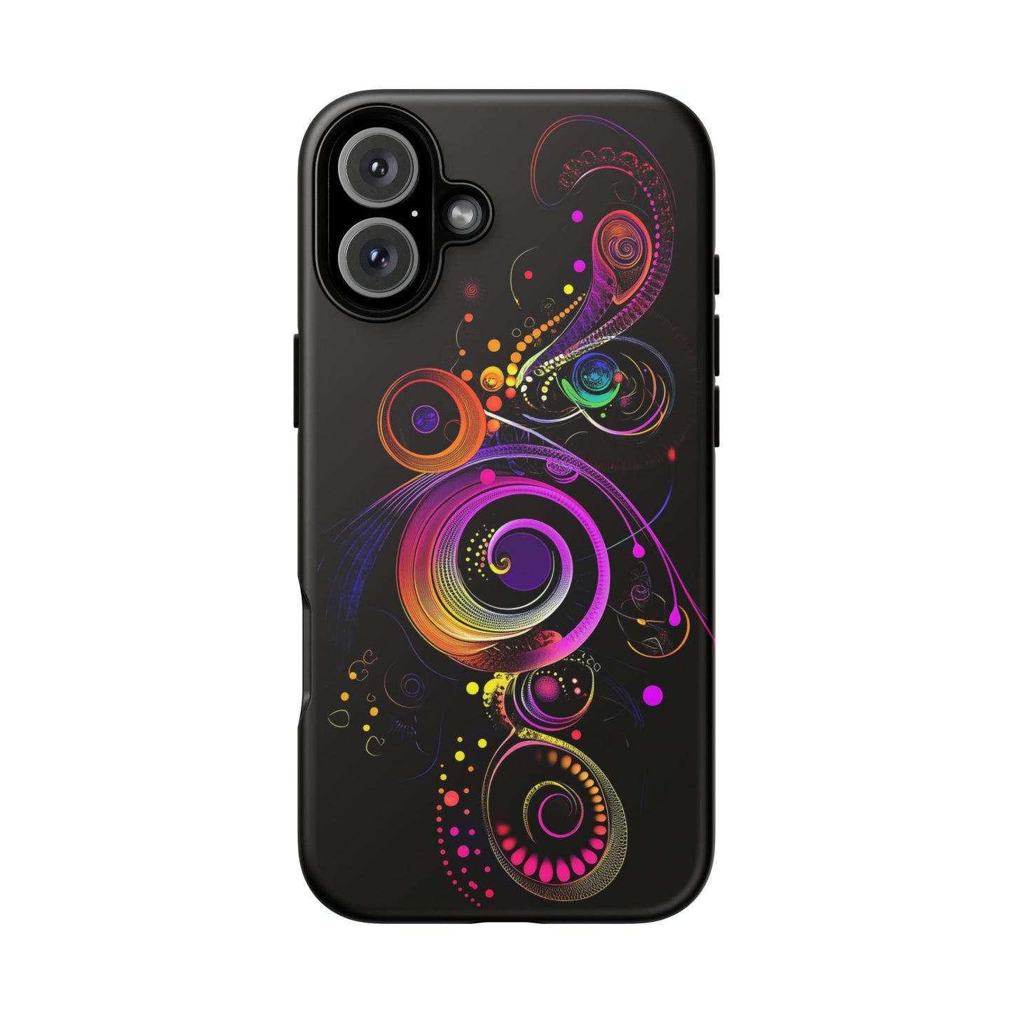 iphone case Cosmic Neon Spiral iPhone 16 Plus