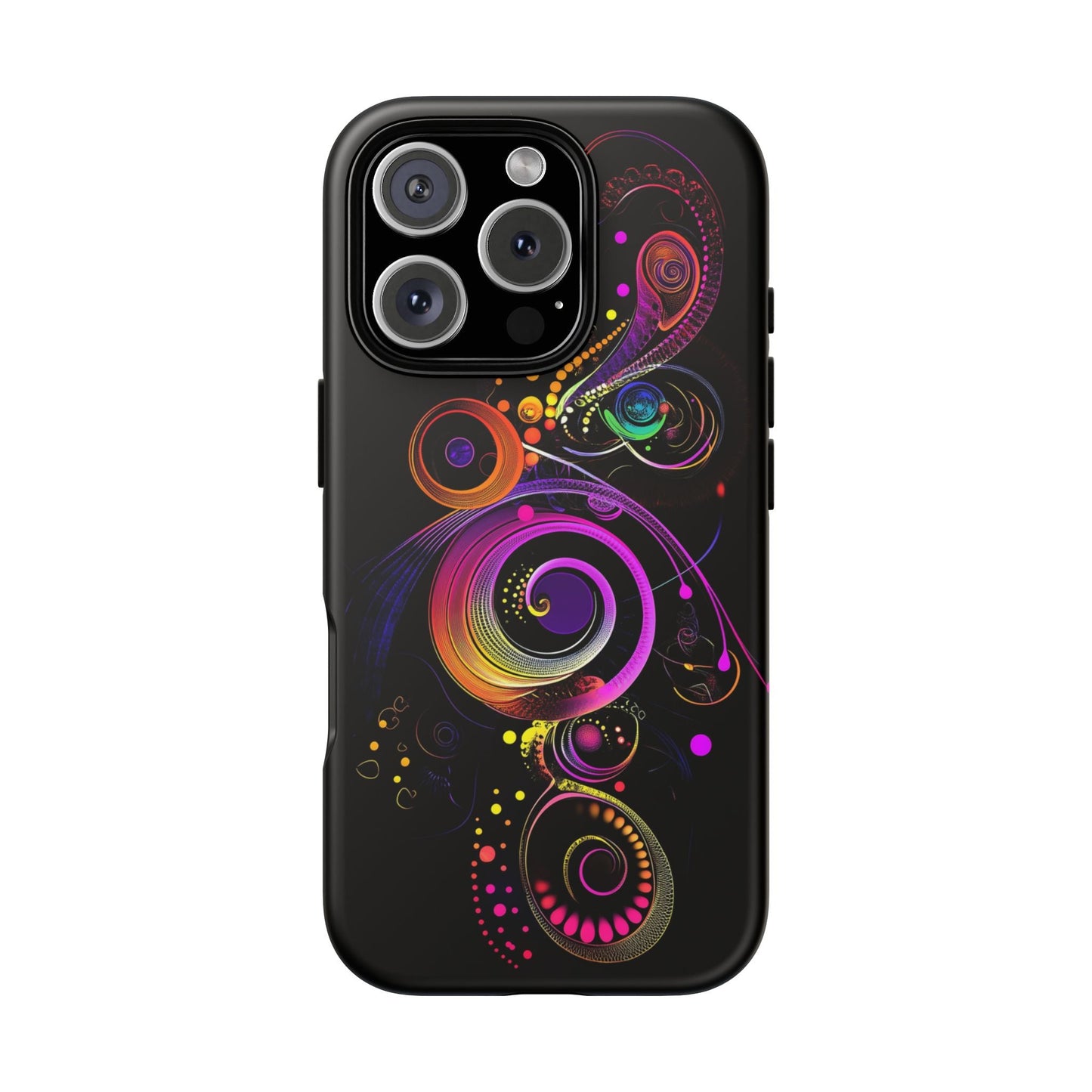iphone case Cosmic Neon Spiral iPhone 16 Pro
