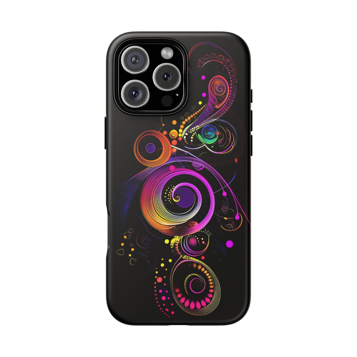 iphone case Cosmic Neon Spiral iPhone 16 Pro Max