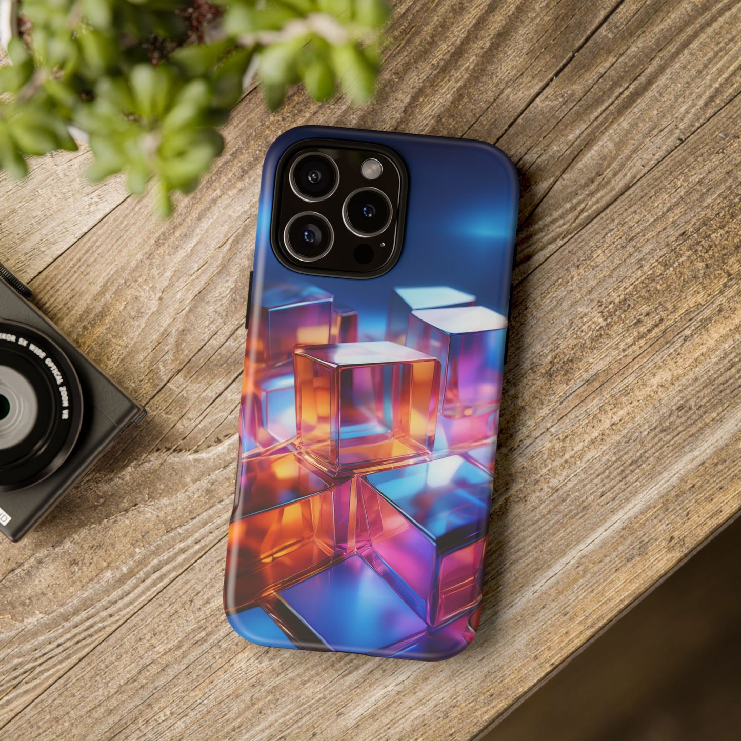 iphone case Crystal Cubes in Light
