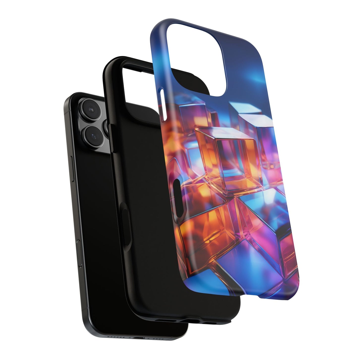 iphone case Crystal Cubes in Light