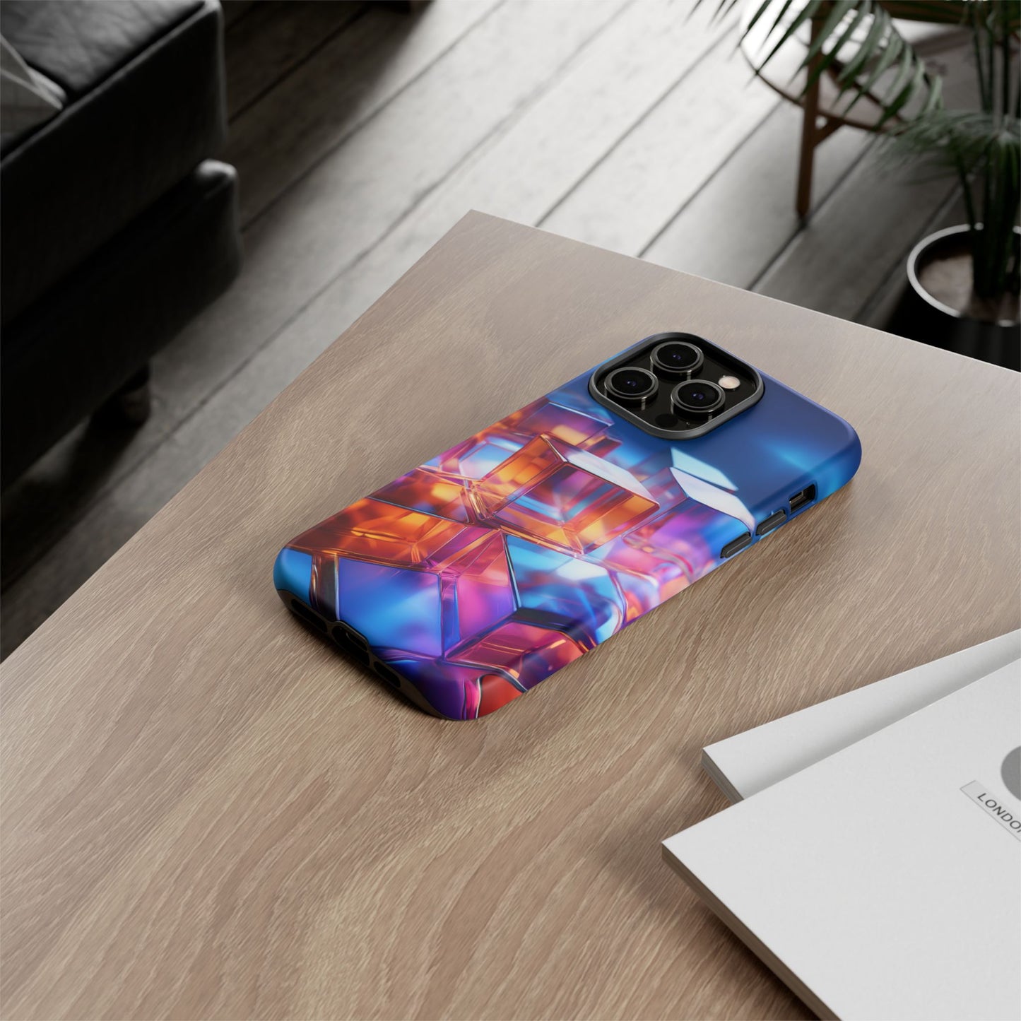 iphone case Crystal Cubes in Light