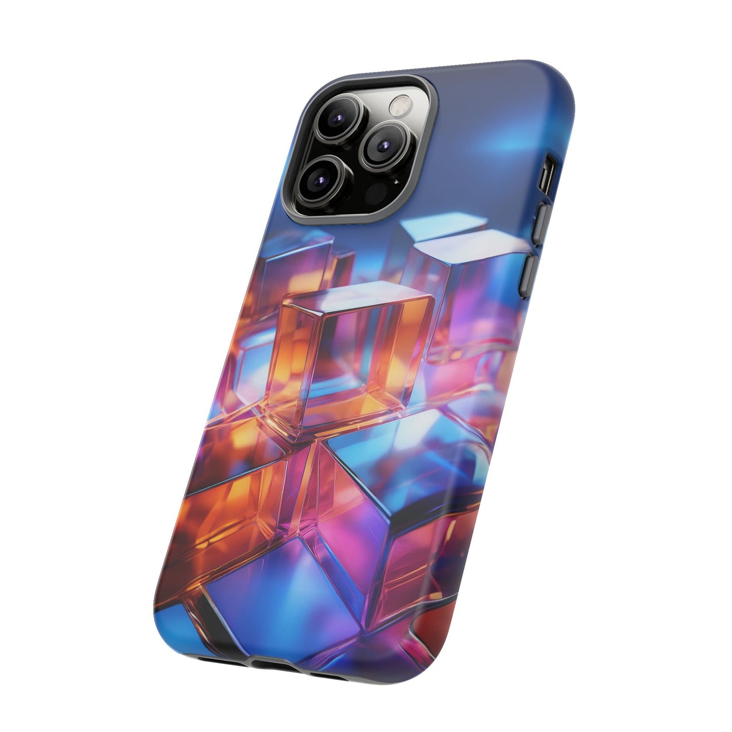 iphone case Crystal Cubes in Light