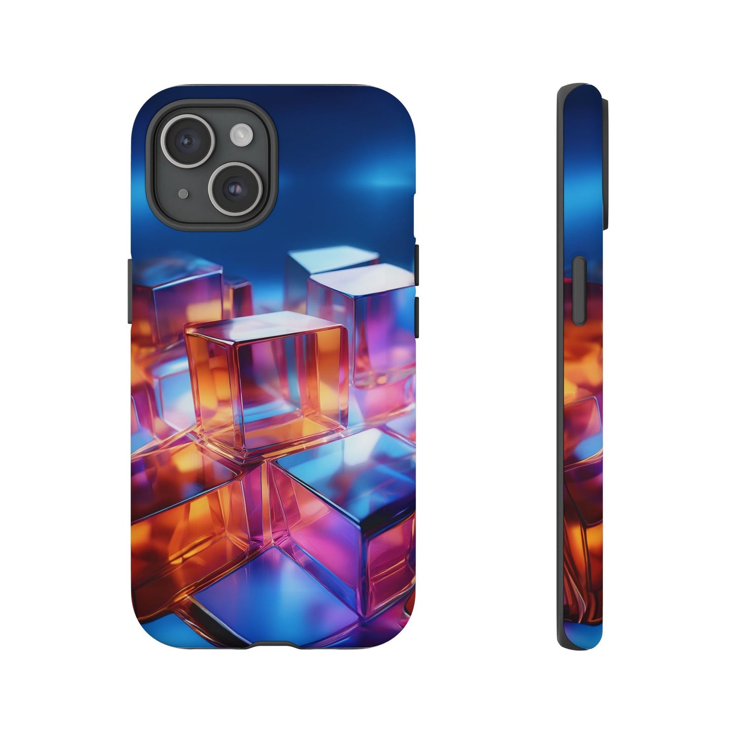 iphone case Crystal Cubes in Light iPhone 15