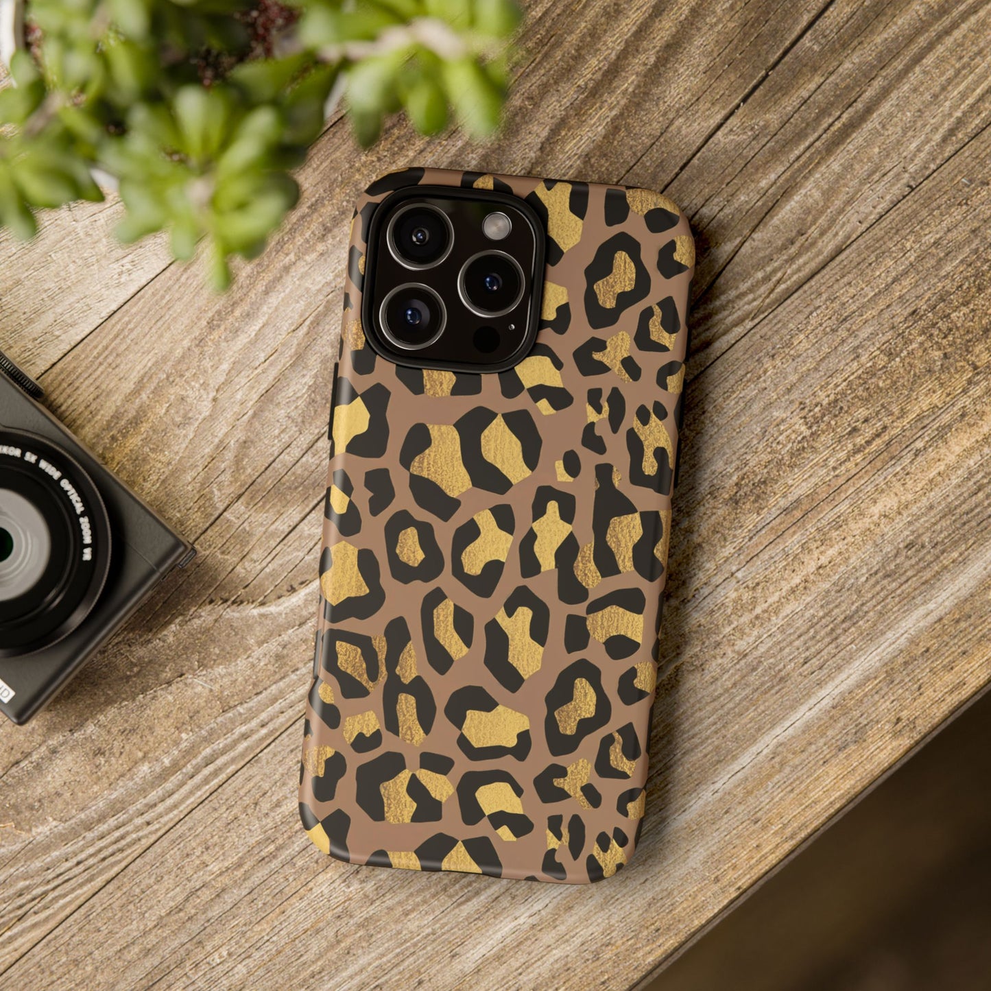 iphone case Cubist Gold Leopard