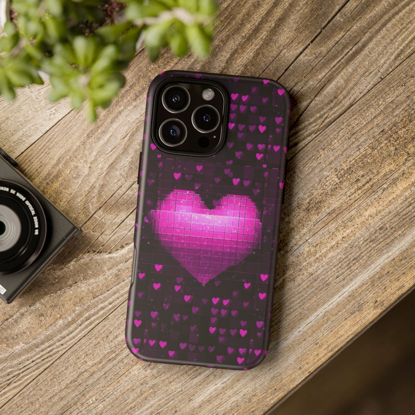iphone case Digital Heart Rain