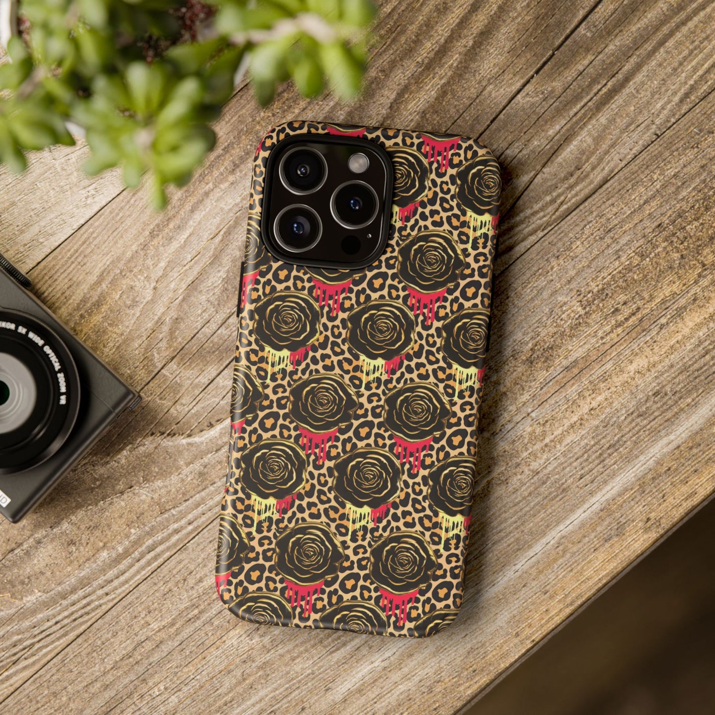 iphone case Dripping Rose Pattern