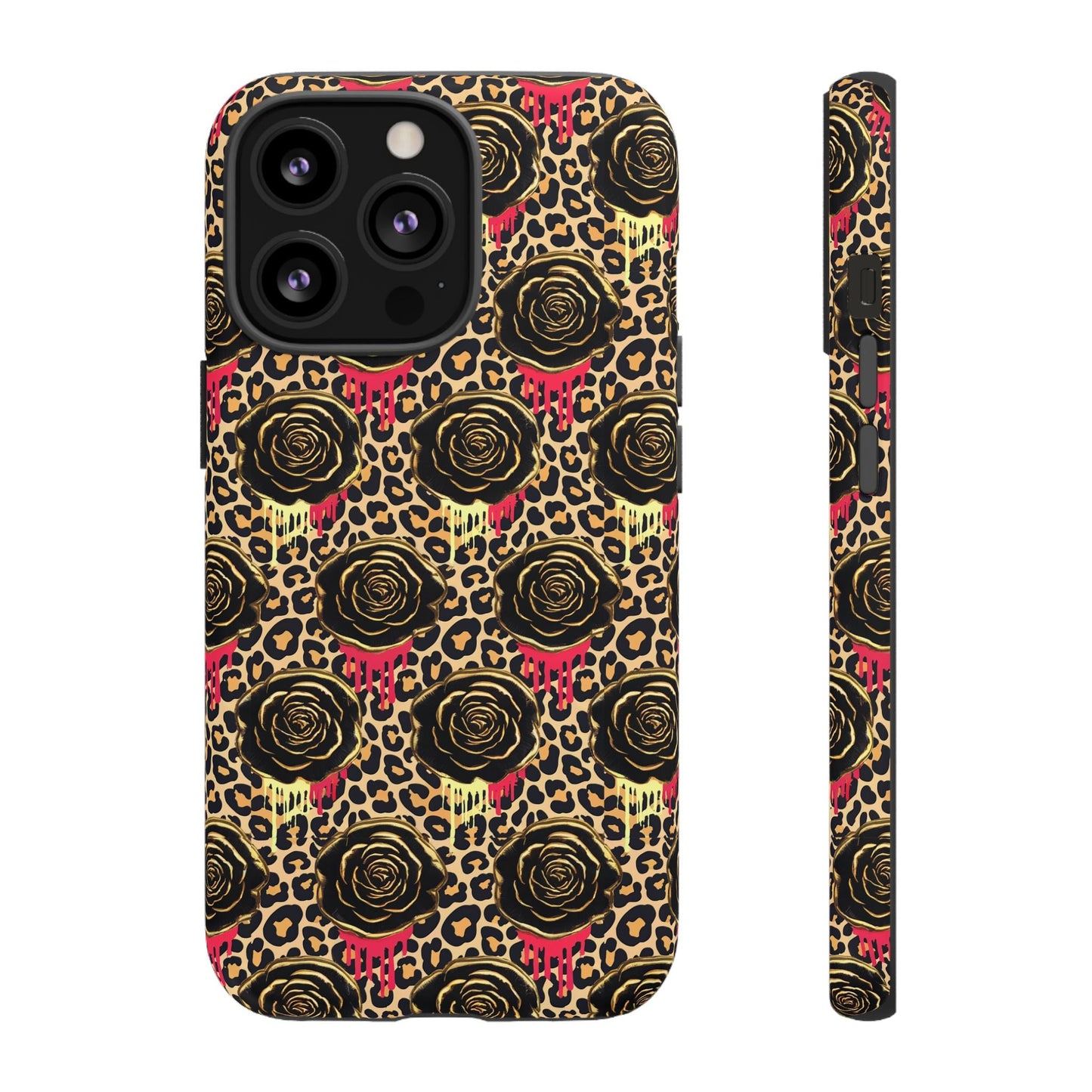 iphone case Dripping Rose Pattern iPhone 13 Pro