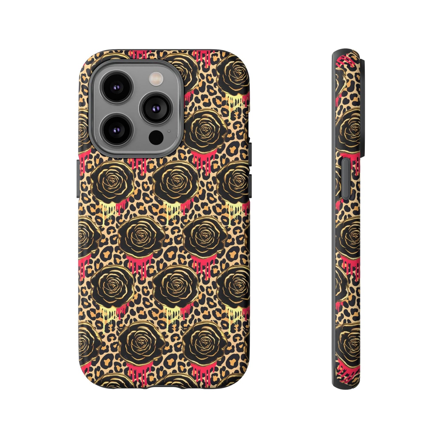 iphone case Dripping Rose Pattern iPhone 14 Pro