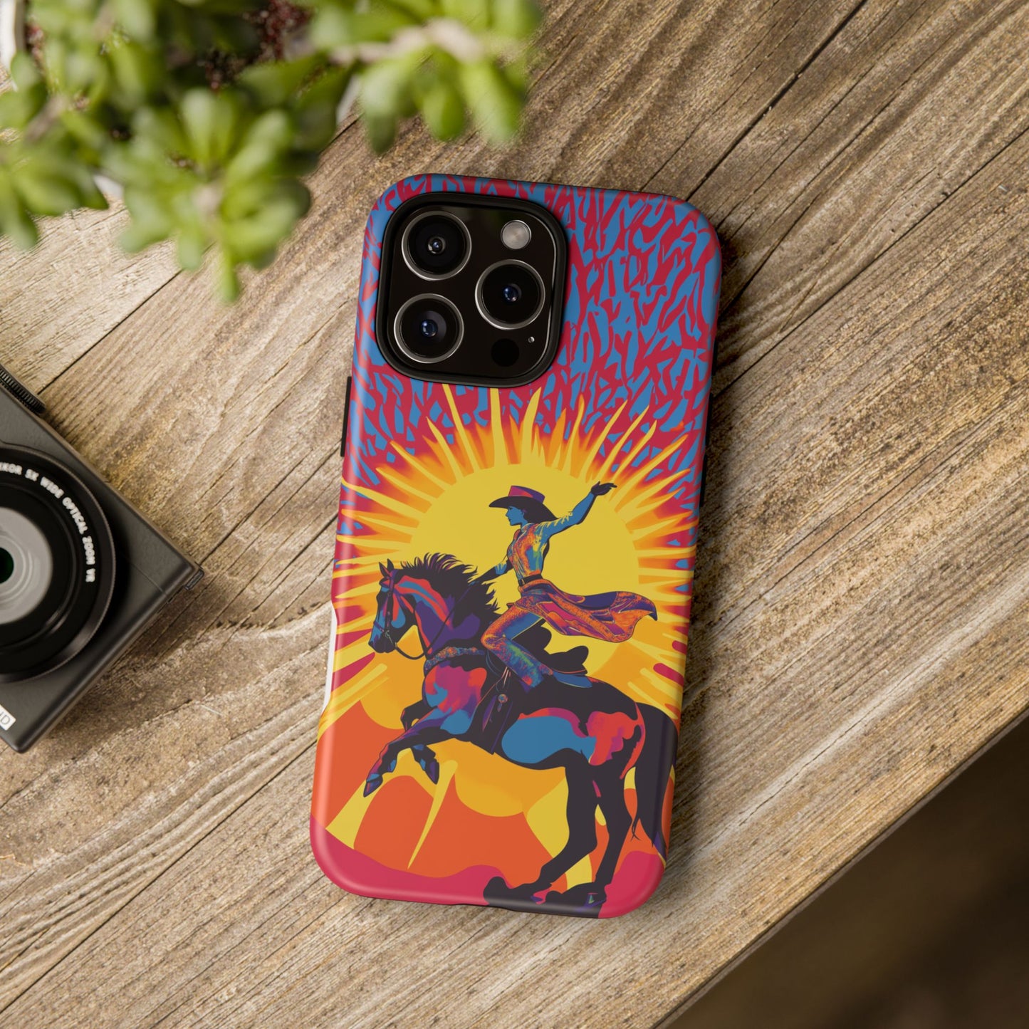 iphone case Electric Rodeo Cowgirl