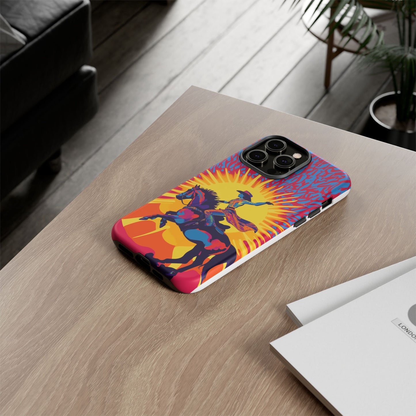 iphone case Electric Rodeo Cowgirl
