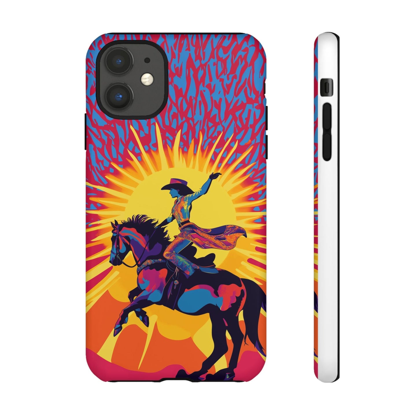 iphone case Electric Rodeo Cowgirl iPhone 11