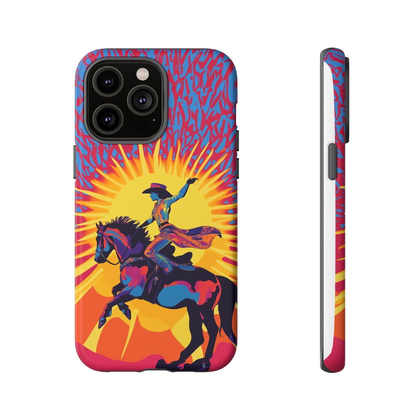 iphone case Electric Rodeo Cowgirl iPhone 14 Pro Max