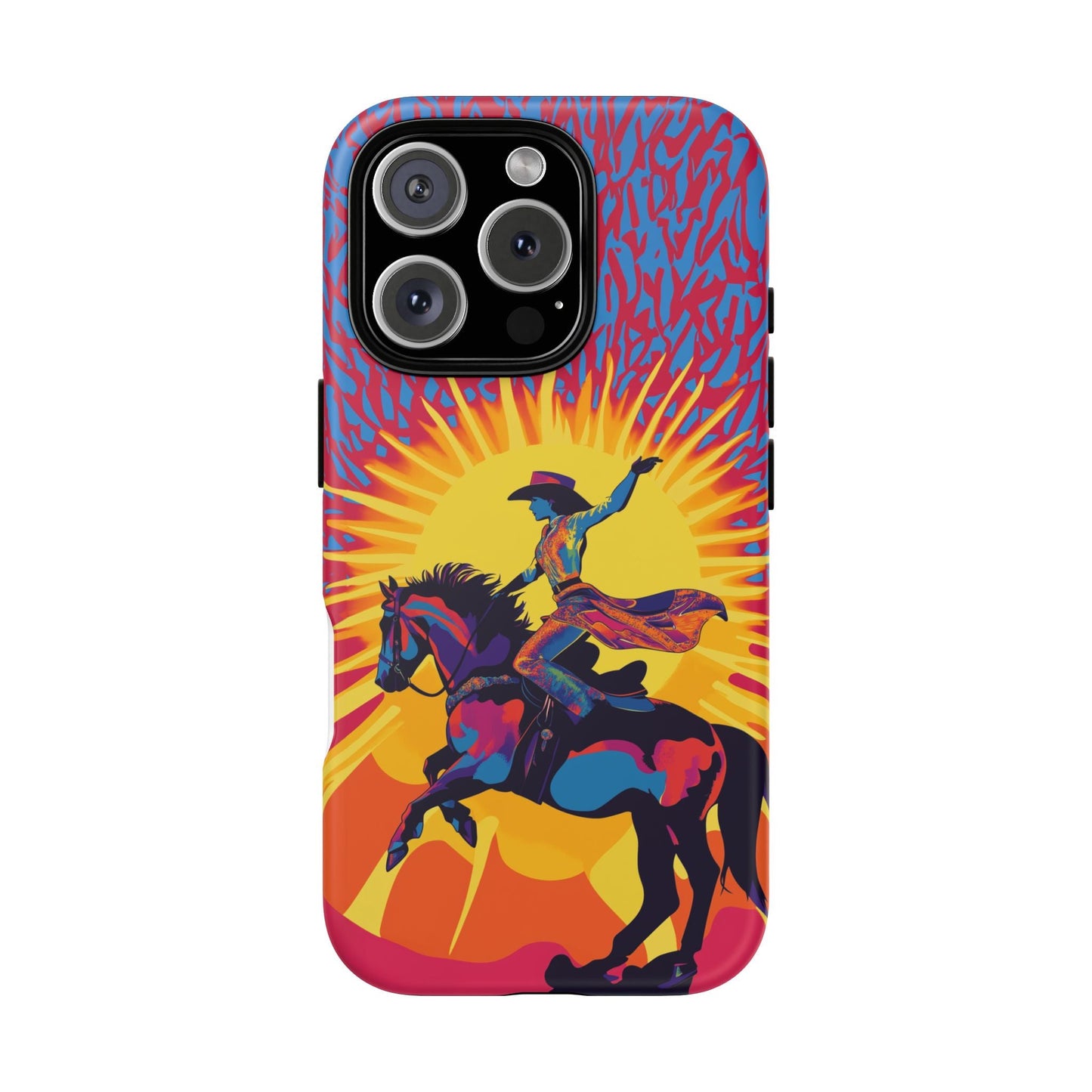iphone case Electric Rodeo Cowgirl iPhone 16 Pro