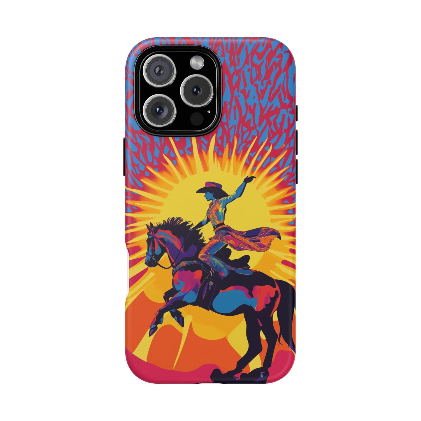iphone case Electric Rodeo Cowgirl iPhone 16 Pro Max