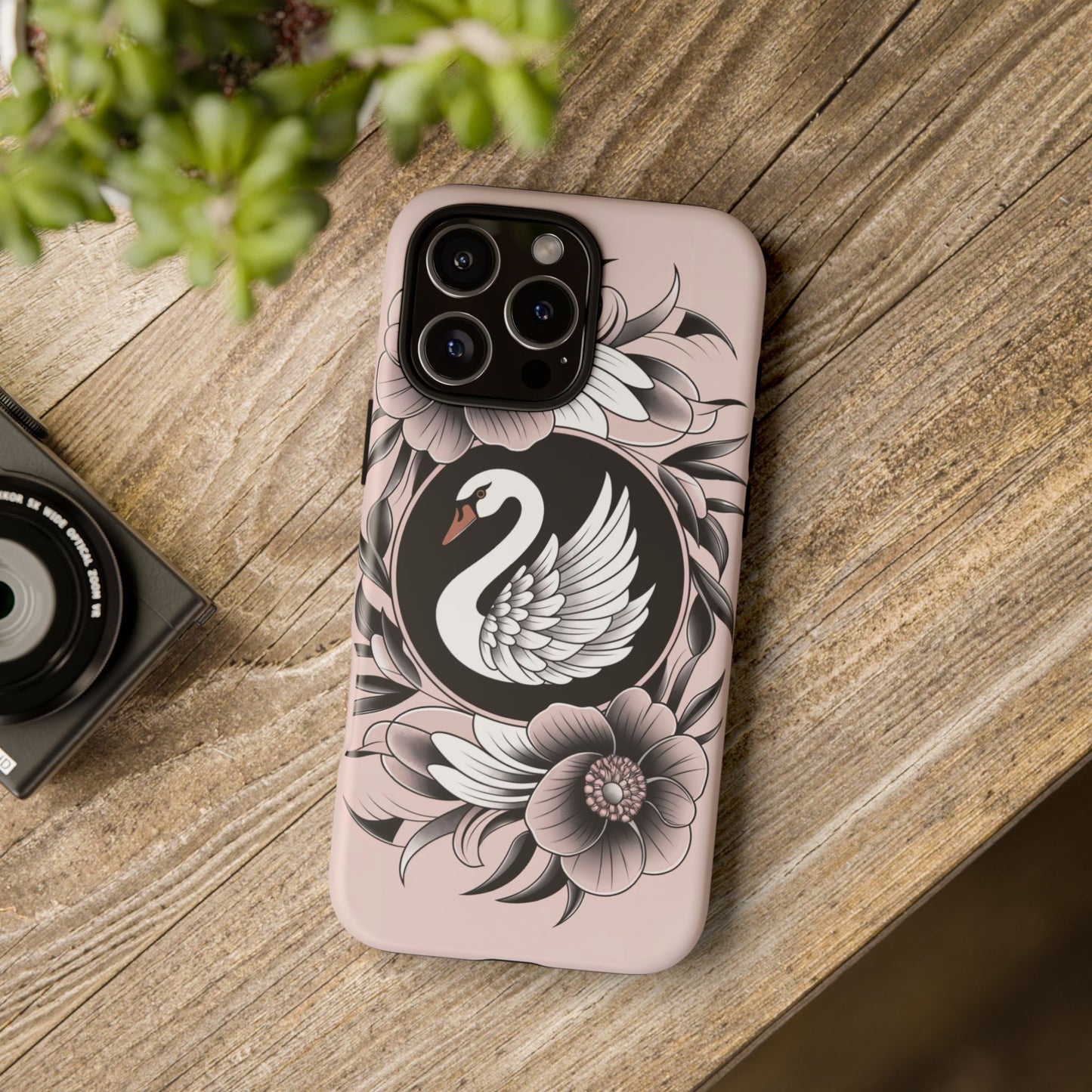 iphone case Elegant Midnight Swan