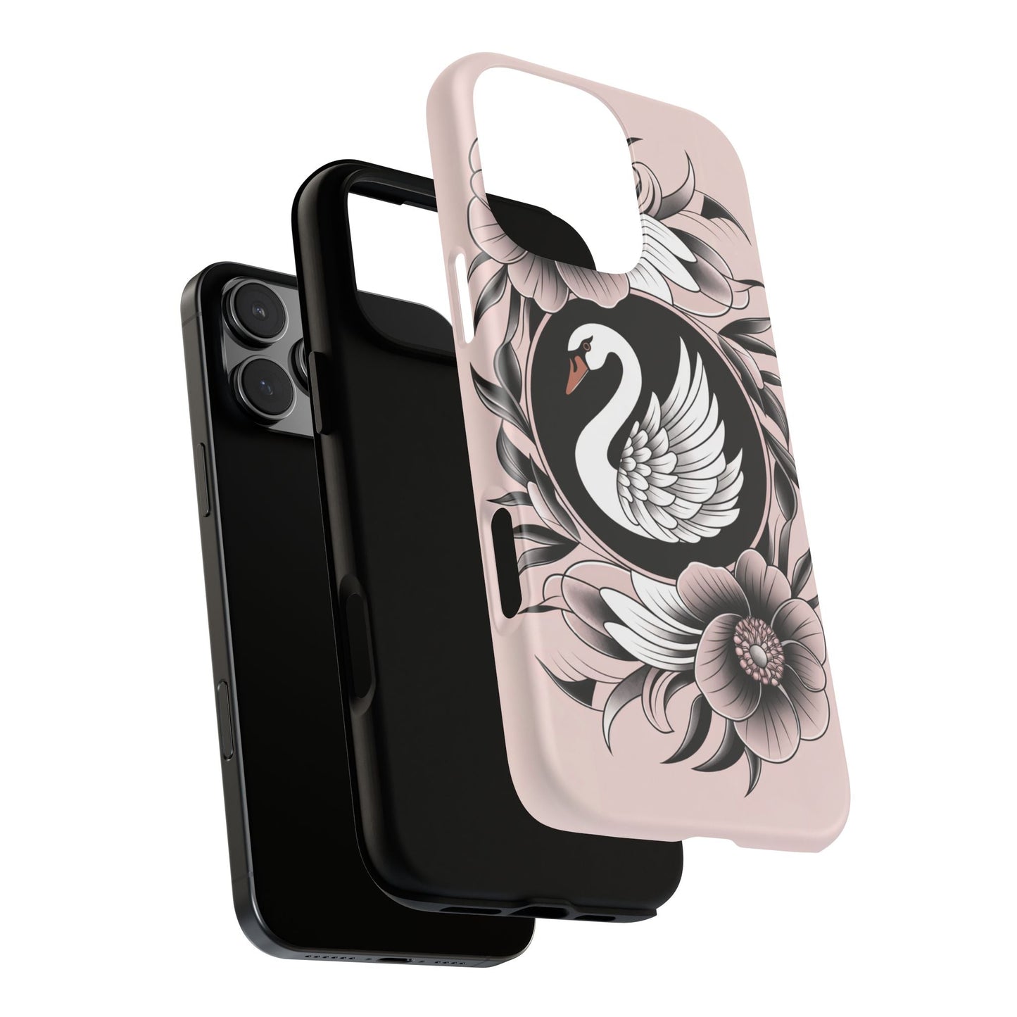 iphone case Elegant Midnight Swan