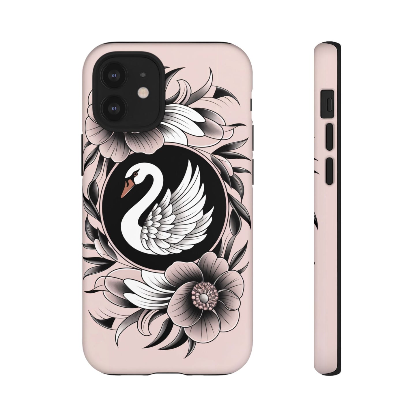 iphone case Elegant Midnight Swan iPhone 12 Mini