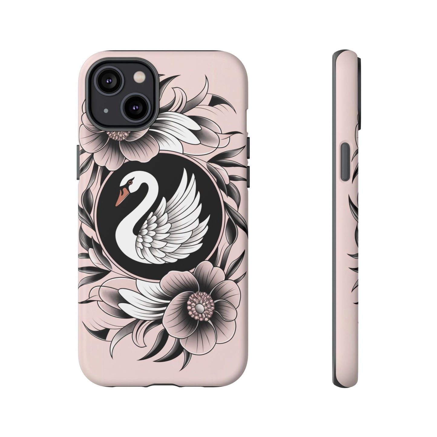 iphone case Elegant Midnight Swan iPhone 14 Plus