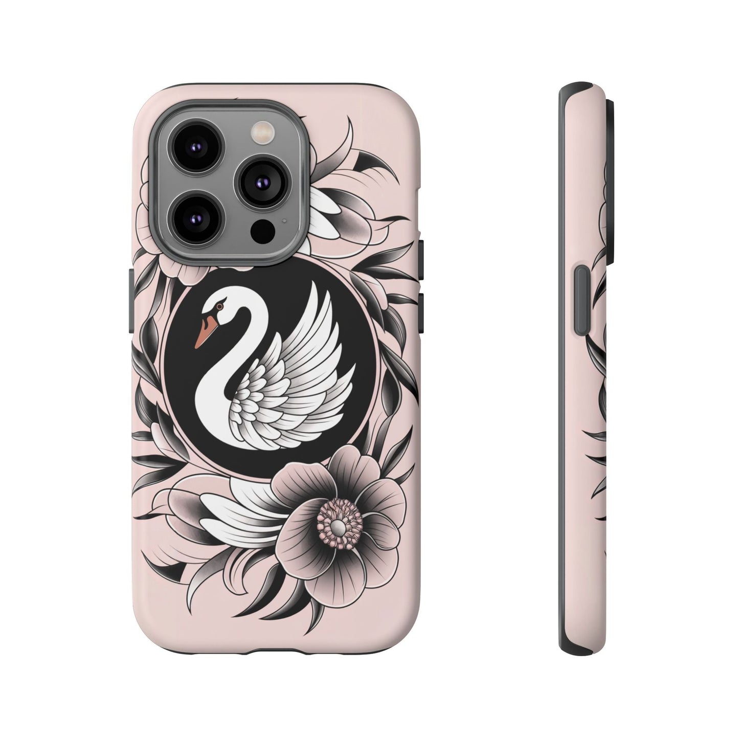 iphone case Elegant Midnight Swan iPhone 14 Pro