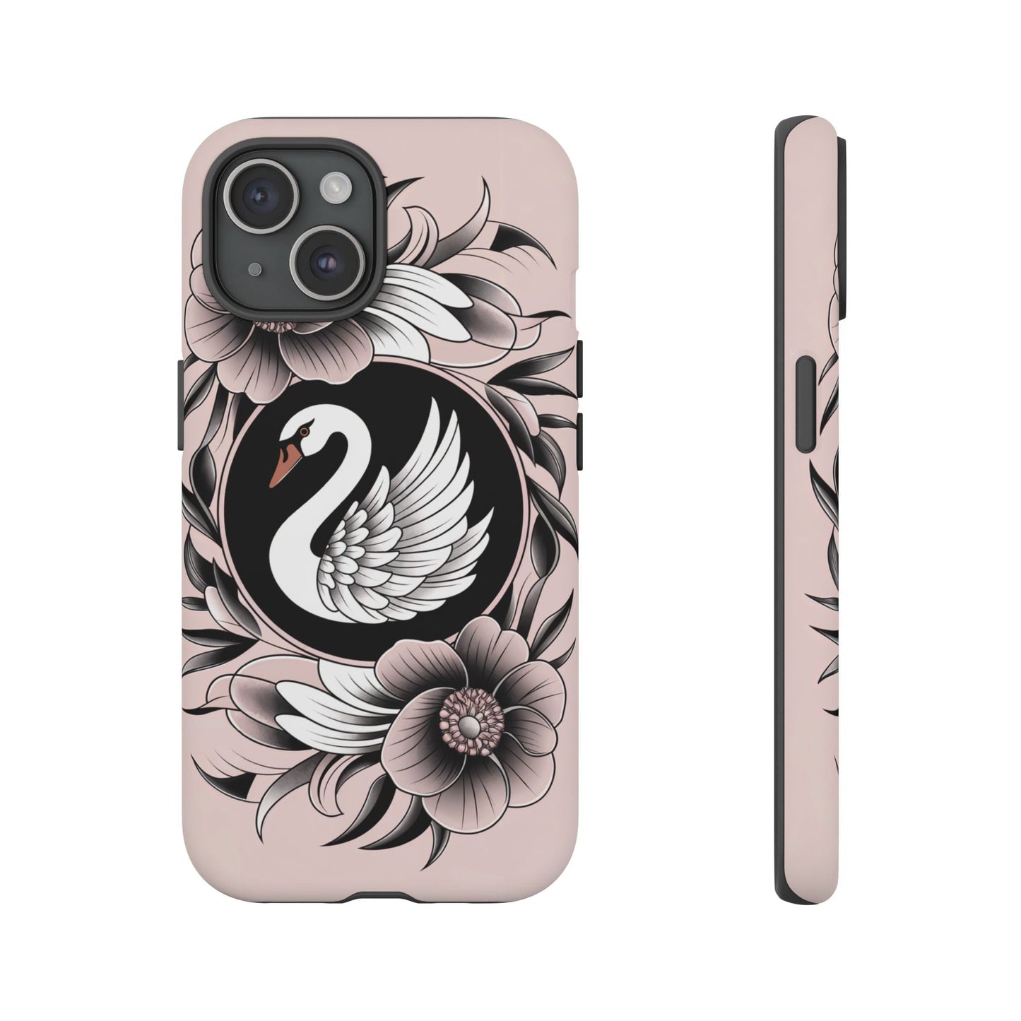 iphone case Elegant Midnight Swan iPhone 15