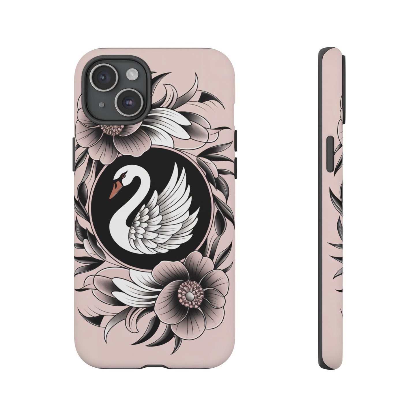 iphone case Elegant Midnight Swan iPhone 15 Plus
