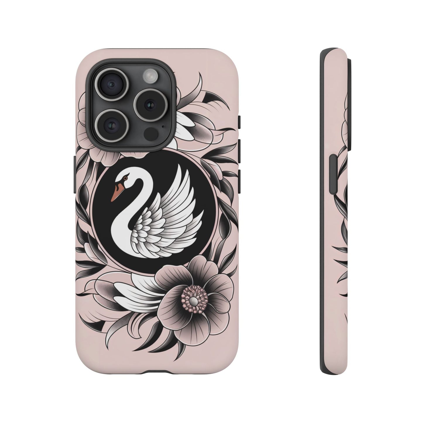 iphone case Elegant Midnight Swan iPhone 15 Pro