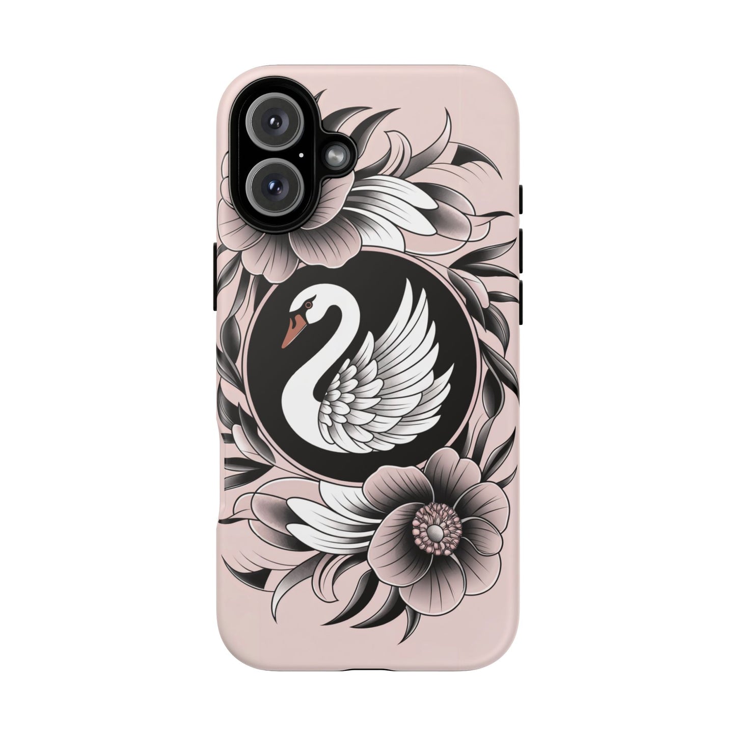 iphone case Elegant Midnight Swan iPhone 16 Plus