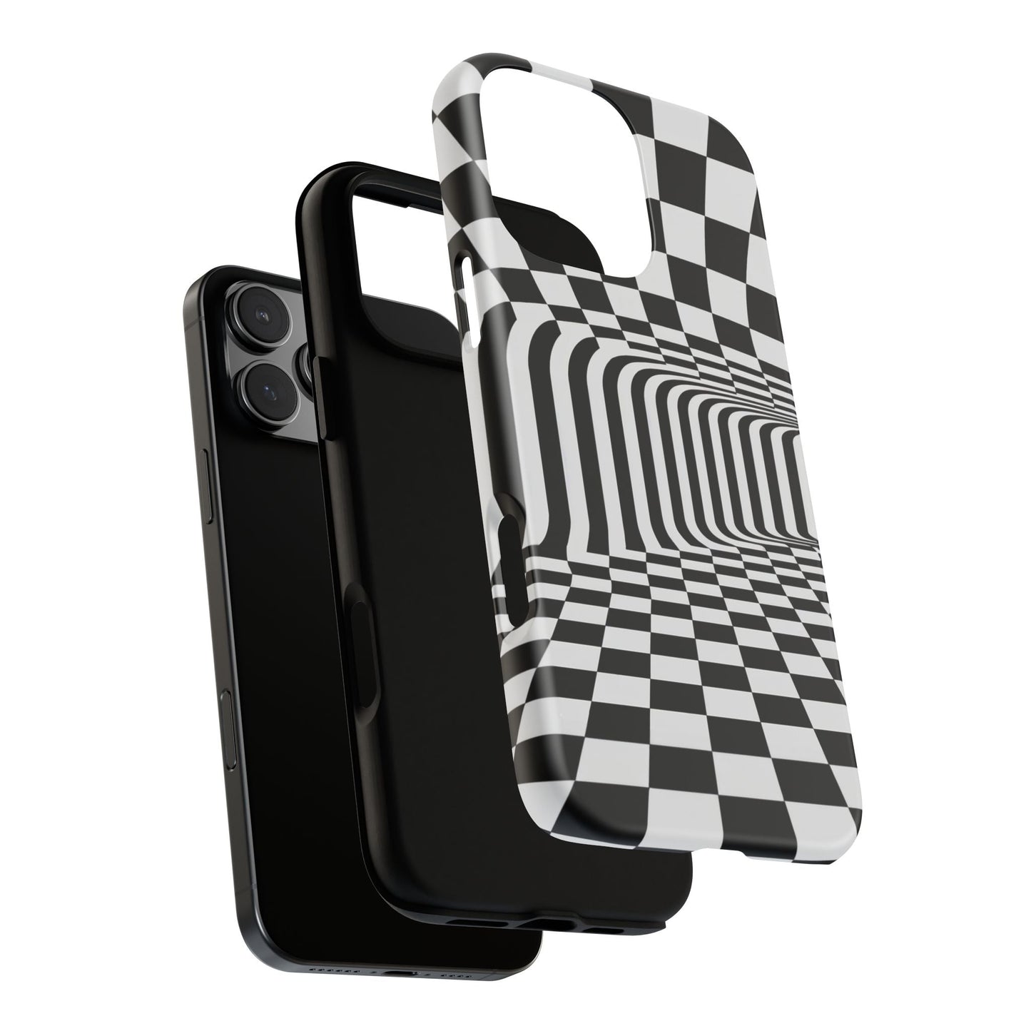 iphone case Endless Checkered Tunnel