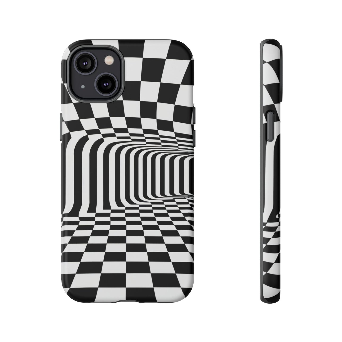 iphone case Endless Checkered Tunnel iPhone 14 Plus