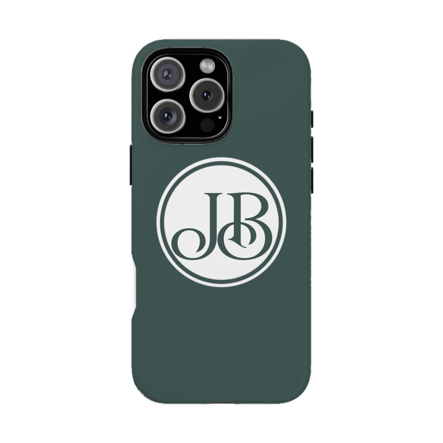 iphone case Evergreen Mist Circle 2 Initials