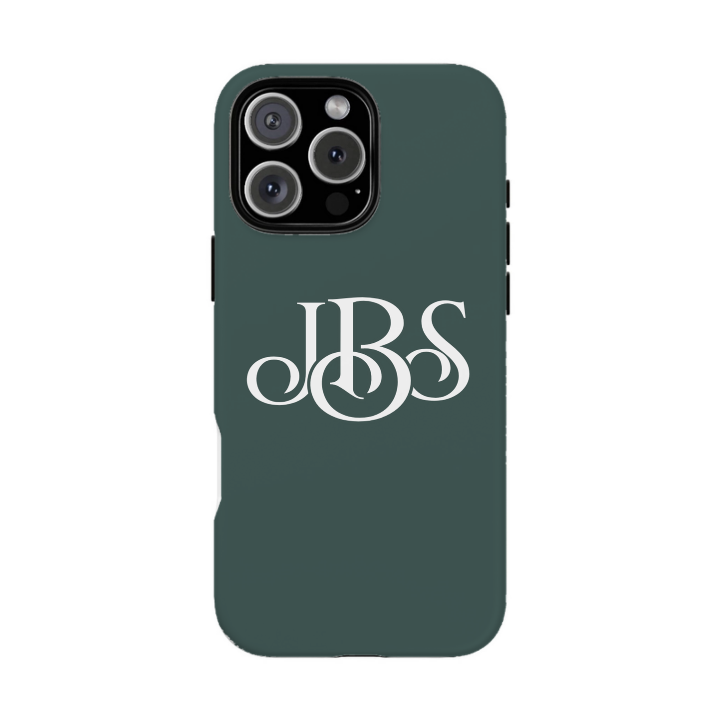 iphone case Evergreen Mist Elegant 3 Initials