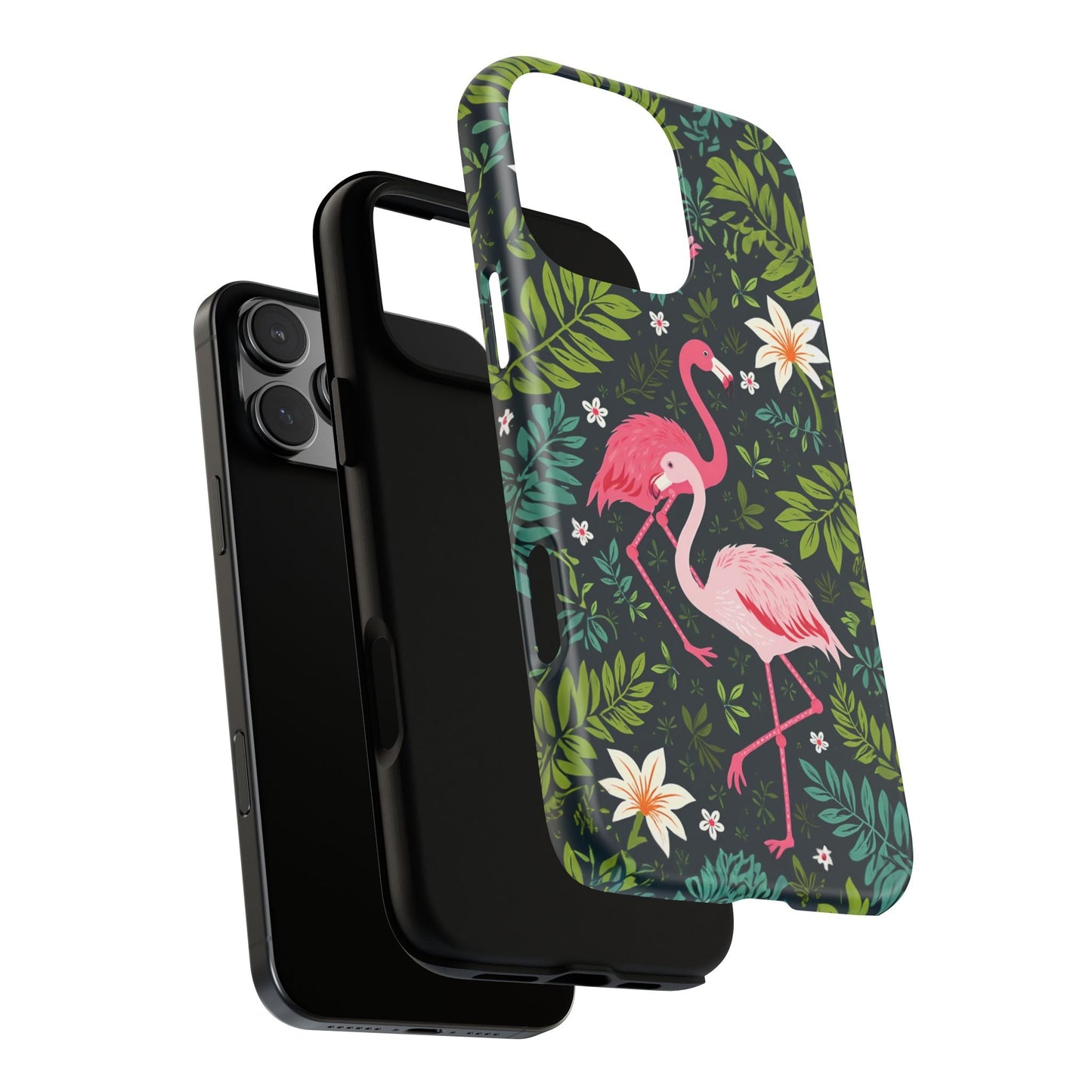 iphone case Flamingo & Flora