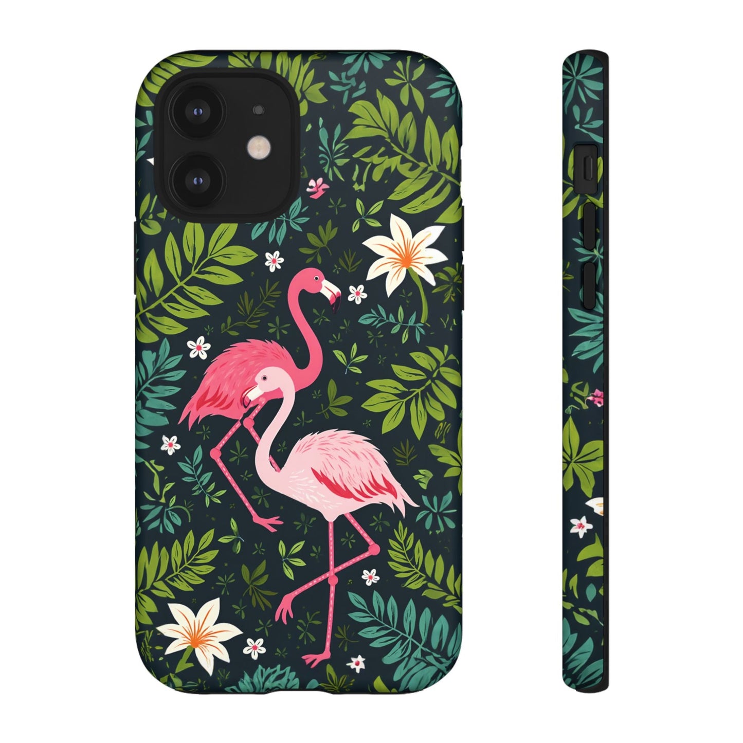 iphone case Flamingo & Flora iPhone 12