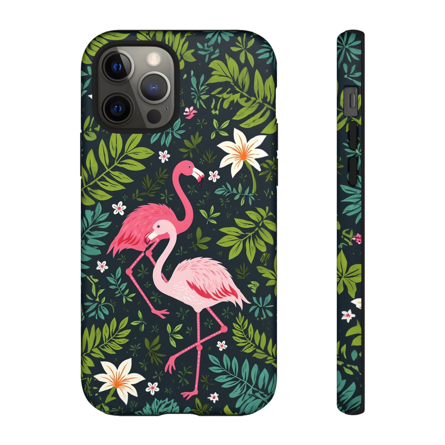 iphone case Flamingo & Flora iPhone 12 Pro