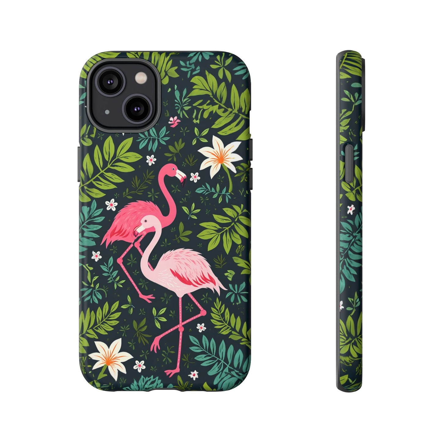 iphone case Flamingo & Flora iPhone 14 Plus