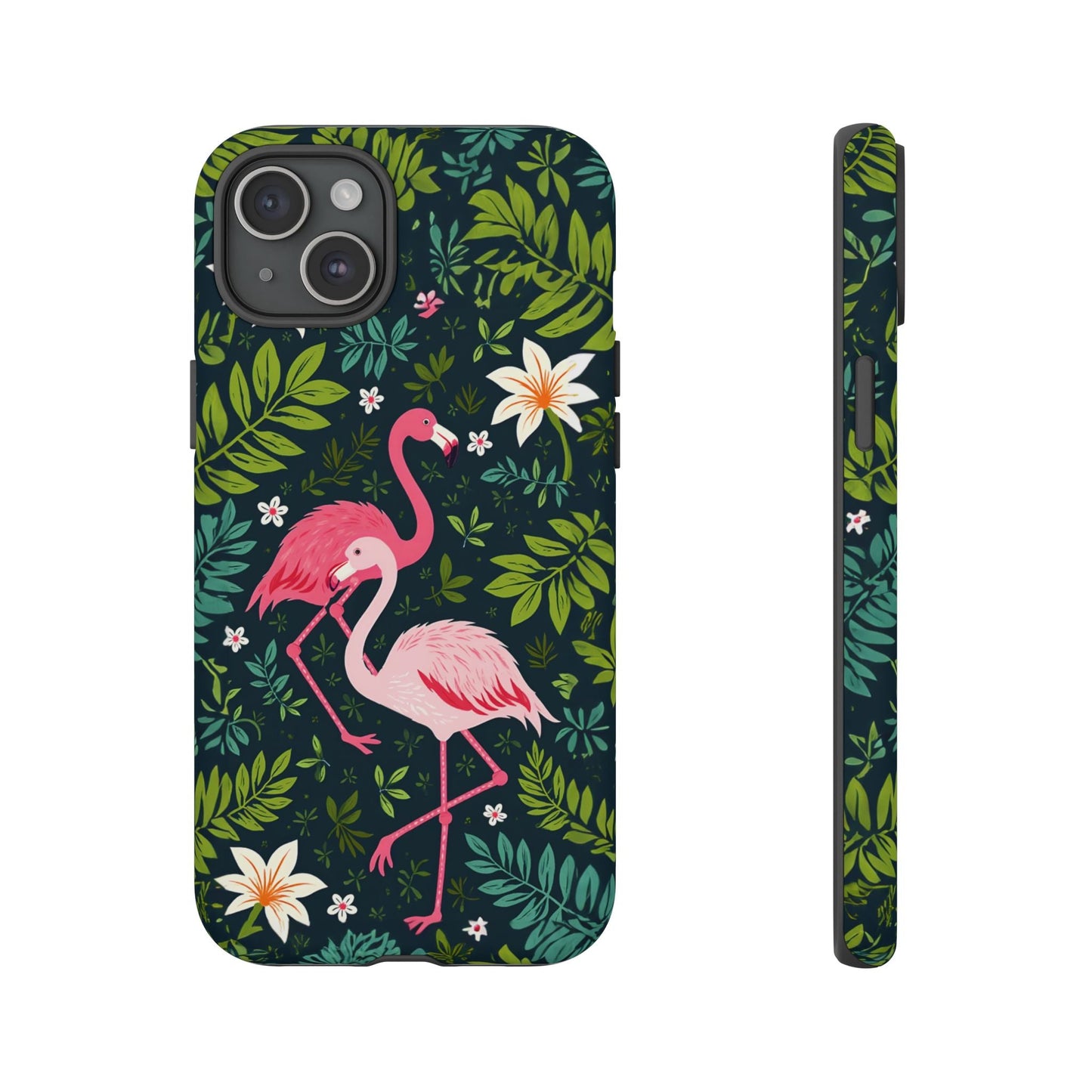 iphone case Flamingo & Flora iPhone 15 Plus
