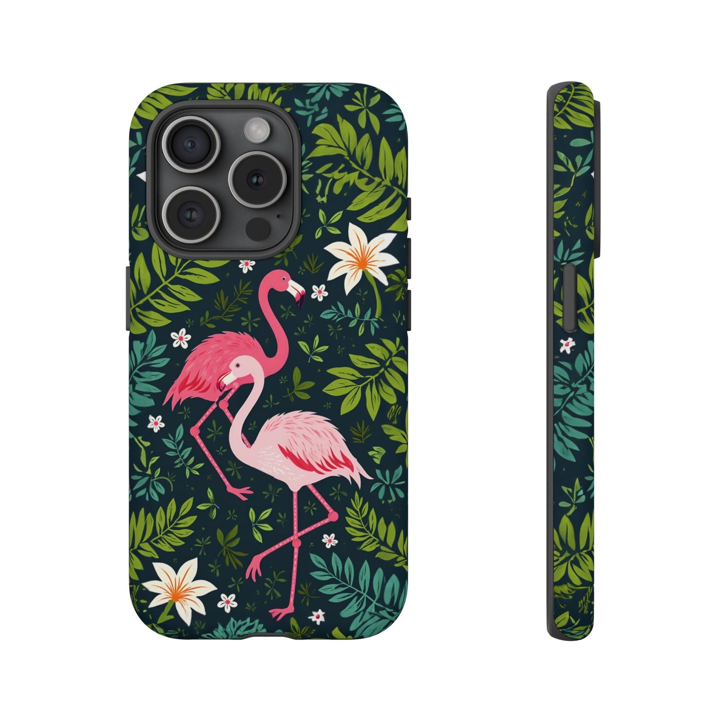 iphone case Flamingo & Flora iPhone 15 Pro
