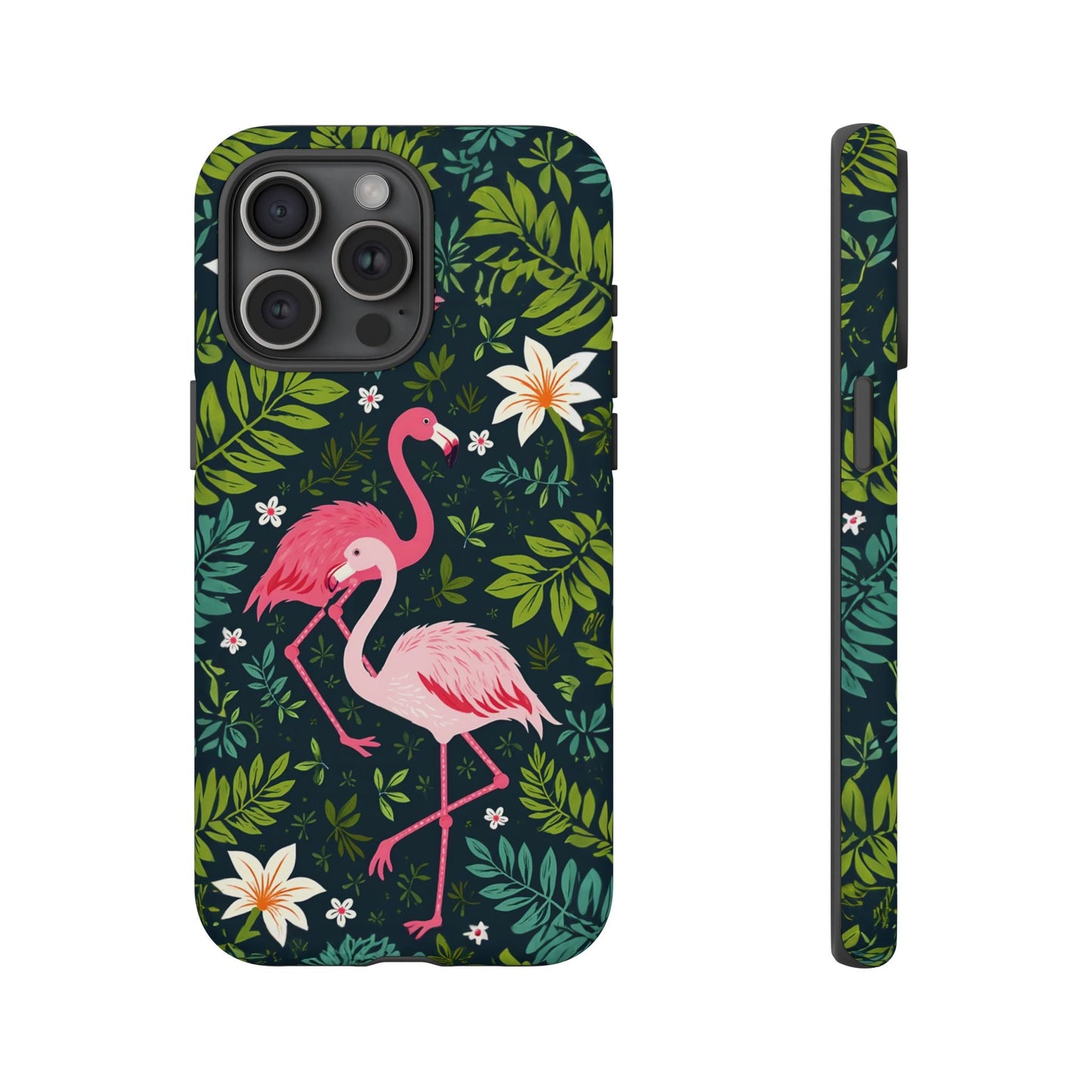 iphone case Flamingo & Flora iPhone 15 Pro Max