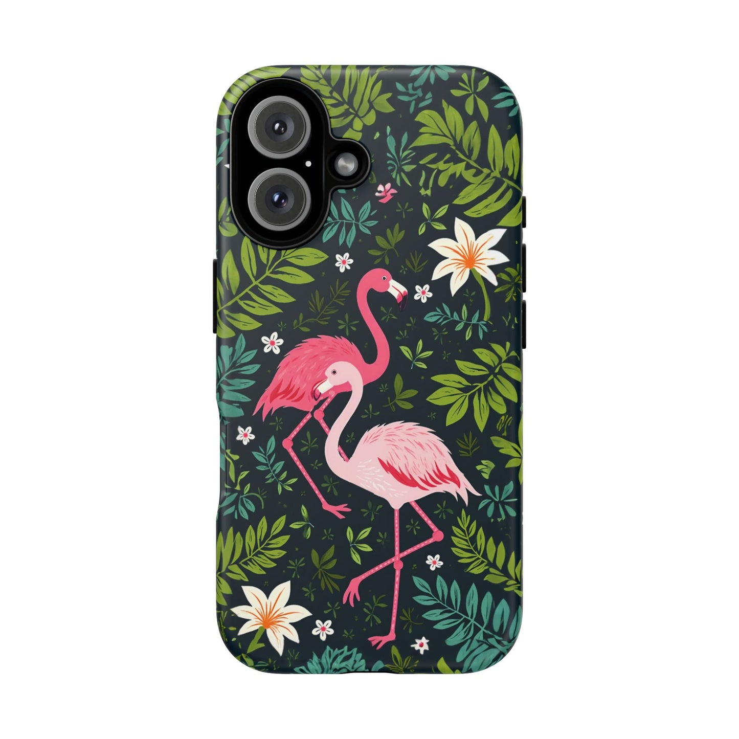 iphone case Flamingo & Flora iPhone 16
