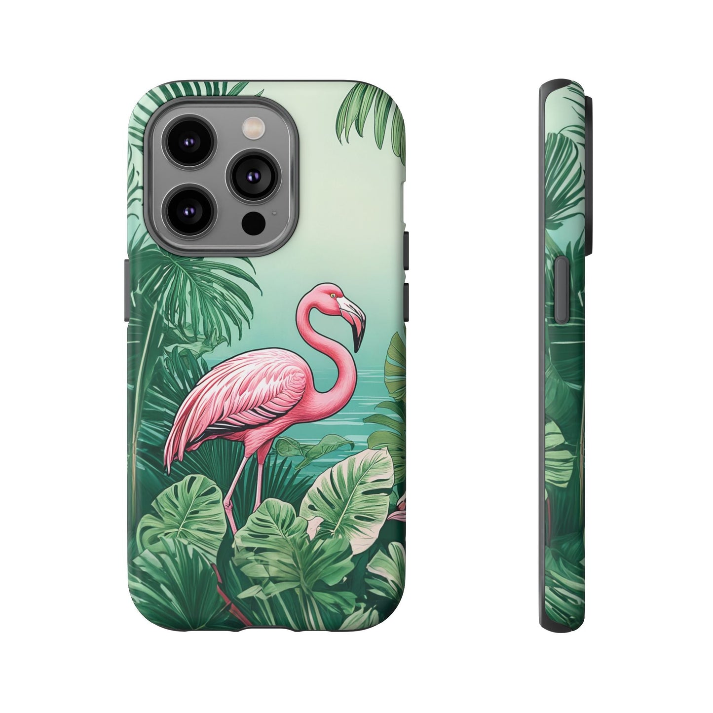 iphone case Flamingo in Palm Paradise iPhone 14 Pro